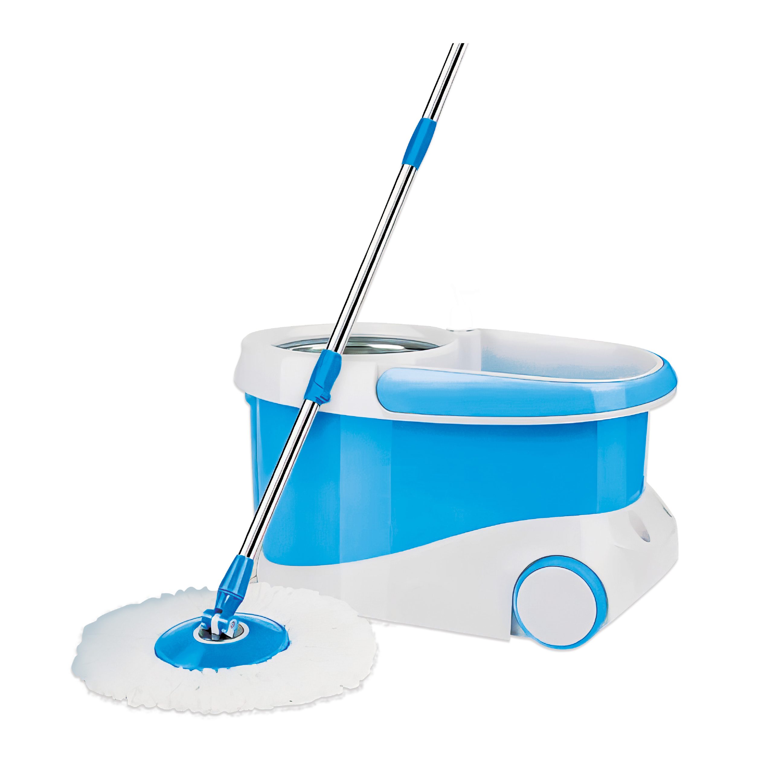 PRIMO Wheeler Spin Mop, 360° Magic Cleaning with Microfiber Head - Image 2