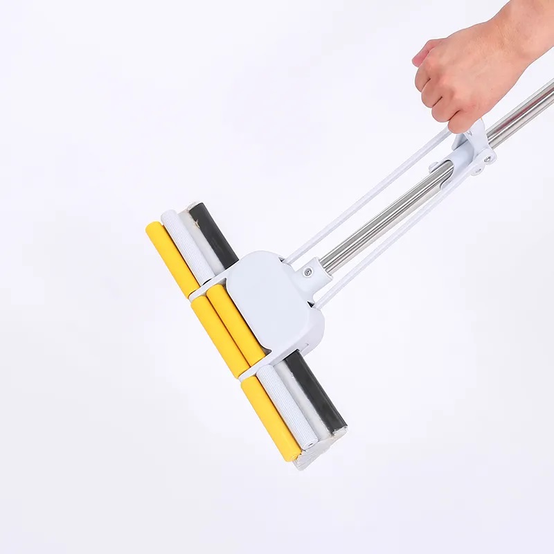 PVA Sponge Mop Telescopic Handle & Double Roller Wringing System - Image 3