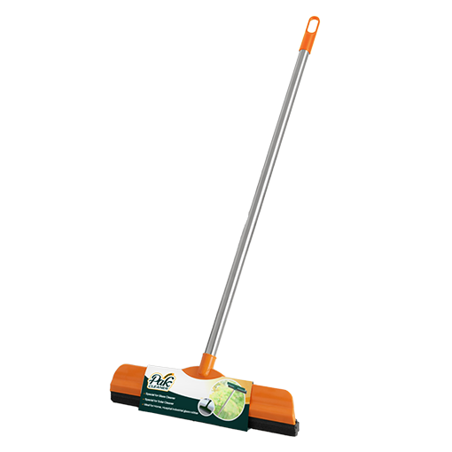 16-Inch Floor Wiper with Silver Rod  Durable & Efficient Cleaning